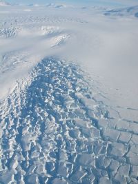 Crevasses in the Piedmont Glacier enroute to the Wright Valley. (Balks)