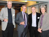 The Minister for Primary Industries, Hon David Carter who launched NZOR, with key project members, (L-R) David Penman, Jerry Cooper and Joanne Daly.