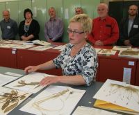 Allan Herbarium Manager Ines Schoenberger at the function to mark the $1.2m refurbishment of the facility in December 2012