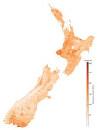 A national spatial model has mapped soil carbon for the whole country. Image - Stephen McNeill