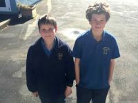 Alex Sands (year 7) and Lachie Crawford (year 8) are our school champions.