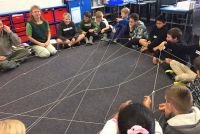 Students learning the Web of Life 