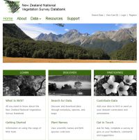 NVS website homepage.