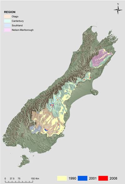 Changes to the 4 million hectares of tussock grasslands in the South Island.