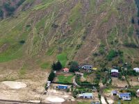 Severe erosion in southern Hawkes Bay following a major storm in 2011. Image - Les Basher