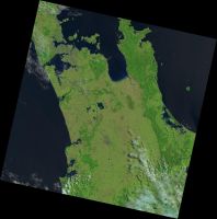 Landsat-8 image of the Waikato, February 2014