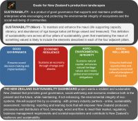 The overarching goal and the four pillars of the NZSD framework.