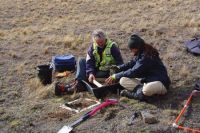 Soil C monitoring in the South Island High Country.