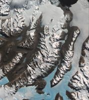 ALOS AVNIR imagery of Antarctica Dry Valleys. JAXA retains ownership of ALOS data.