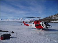 We head home as we arrived - by helicopter to Scott Base. (McLeod)