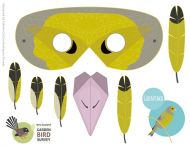 Greenfinch face mask