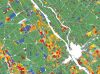 Paddock use mapped from remote sensing images of the Canterbury Plains. Image - Heather North