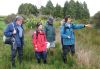 Wetland delineation workshop led by Bev Clarkson (blue parka) (David Palmer).