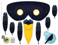 Blackbird  face mask