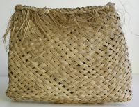 Kete made from tī leaves by Hazel Walls. Image - Sue Scheele