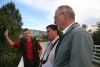 Andrew Fenemor discussing management of the Sherry River with visitors from Ecuador.