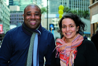 Anthony Hume and research colleague Carla Coelho.