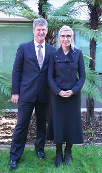 Richard Gordon (Chief Executive) and Jane Taylor (Chair) (Cissy Pan).