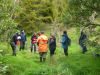 Bev Clarkson (blue parka; 2nd from right) leading a wetland delineation workshop.