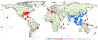 <em>Aedes (Stegomyia) albopictus</em> distribution map 