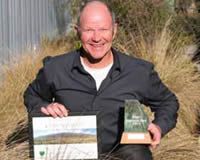 Grant Norbury, chair of COET, recipients of the Inland Otago Conservation Award