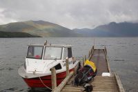 The boat that took us to our fieldsites on Lake Hauroko, Fiordland.